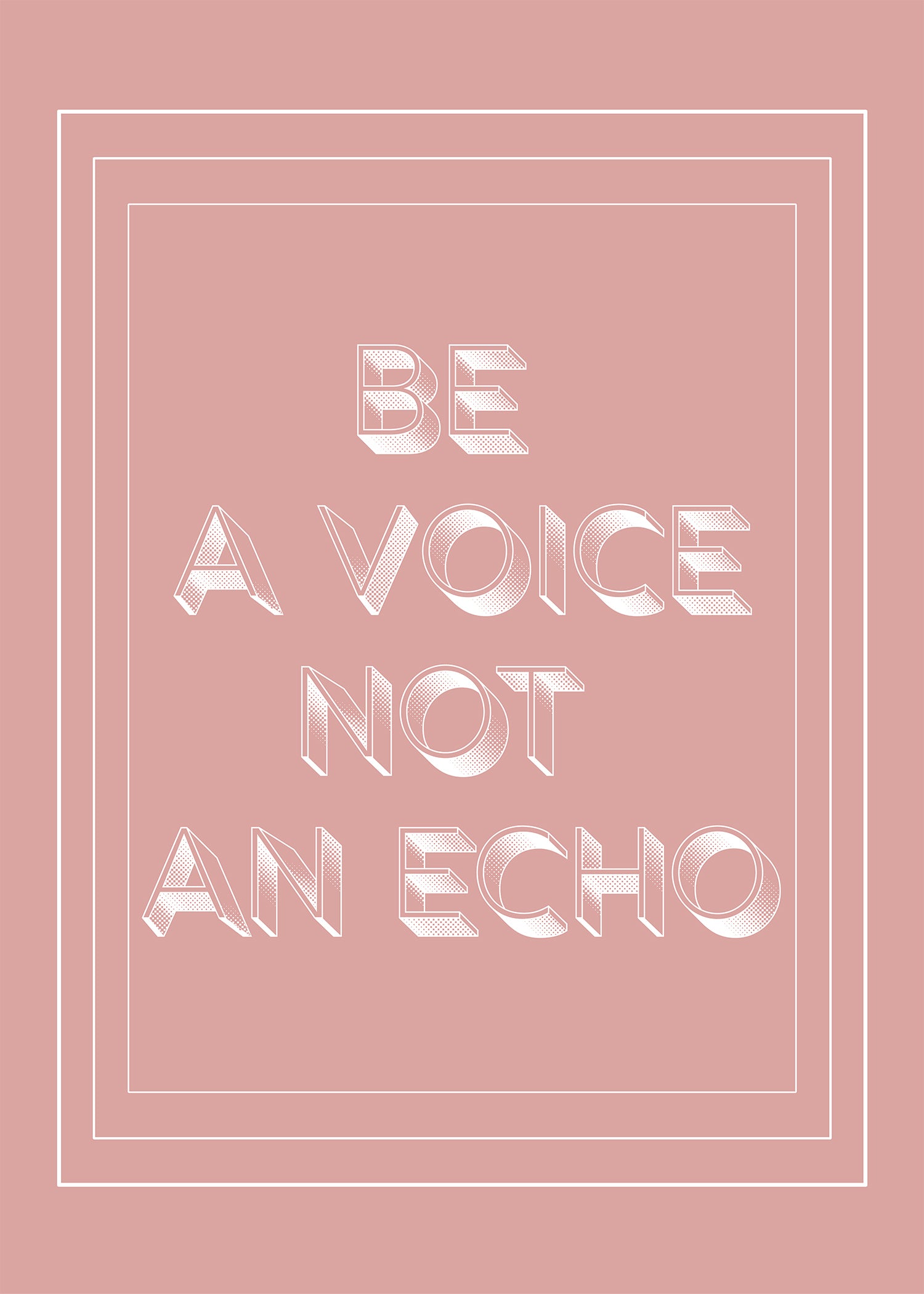 Be a voice, Affiche