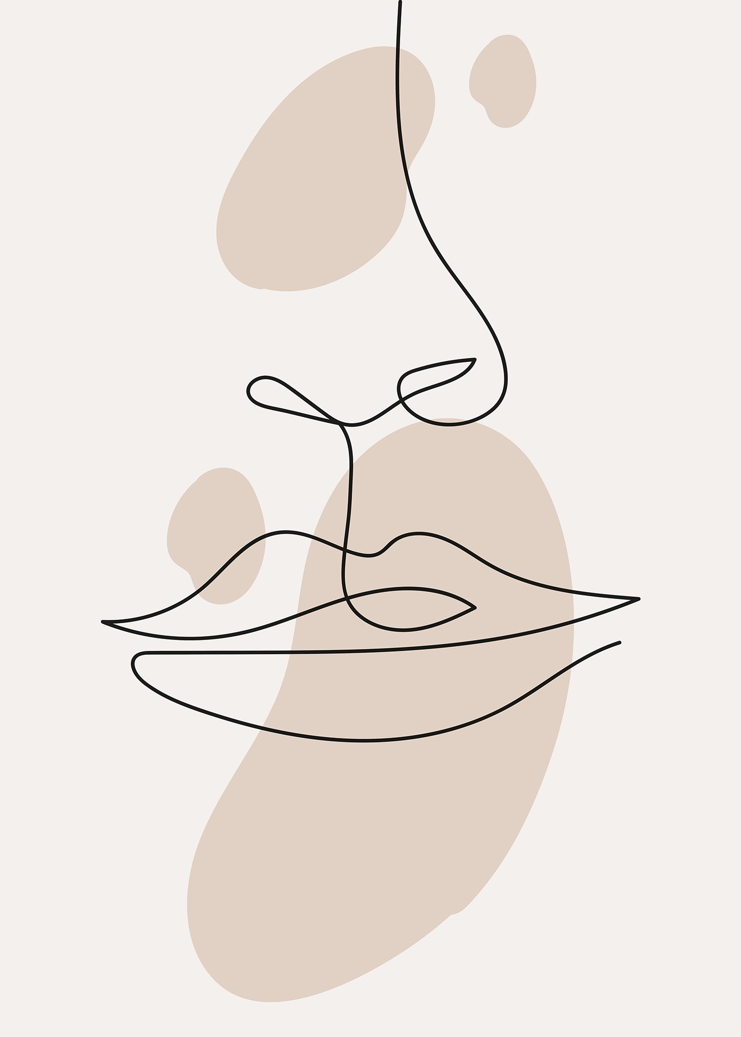 Line Art - Bouche Femme